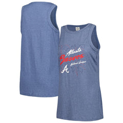 MLB Atlanta Braves Soft as a Grape Women's Gauze High Neck Tank Top