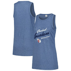 MLB Cleveland Guardians Soft as a Grape Women's Gauze High Neck Tank Top