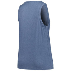 MLB Boston Red Sox Soft as a Grape Women's Plus Size Curvy High Neck Tri-Blend Tank Top