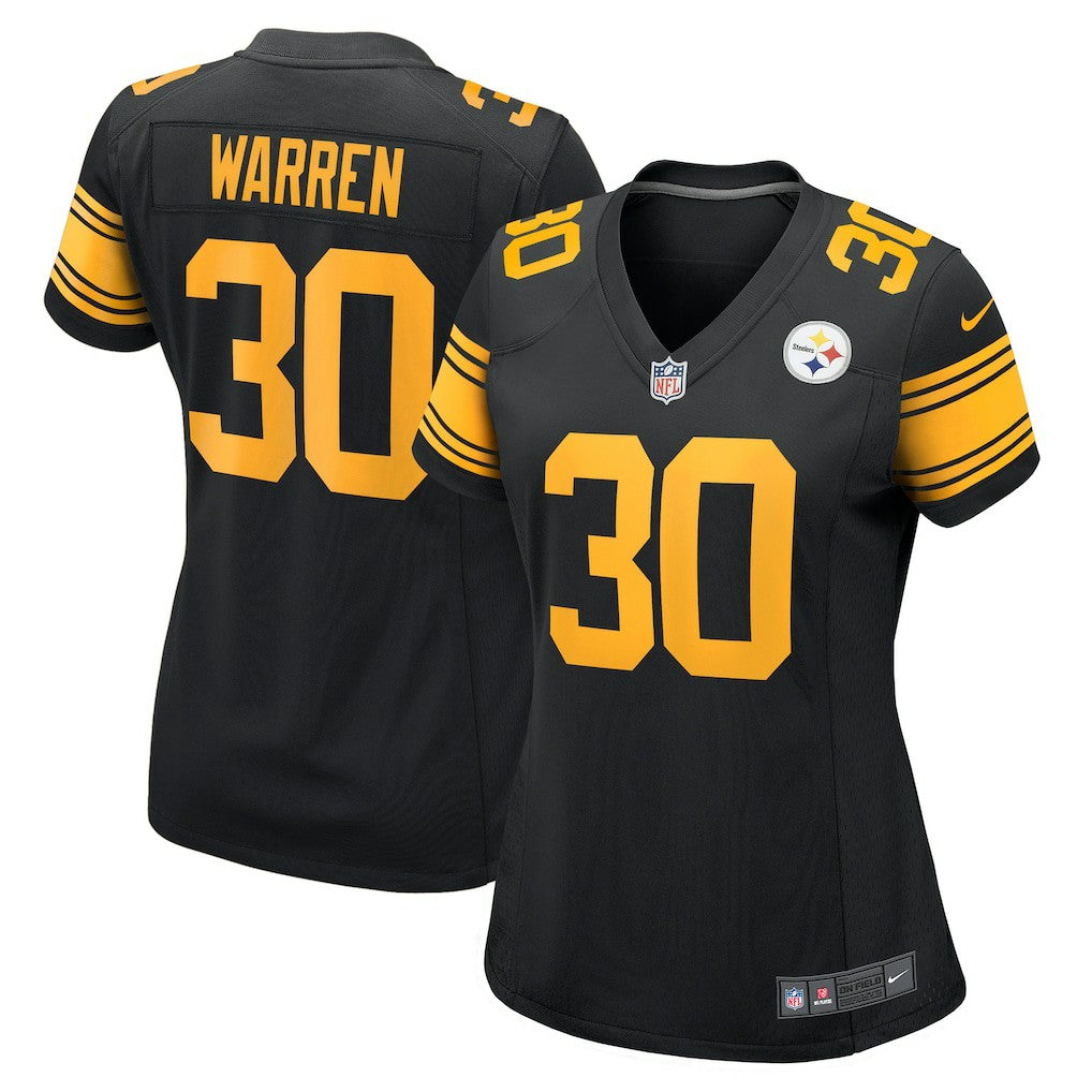 Jaylen Warren  Women's Alternate Game Jersey - Pittsburgh Steelers