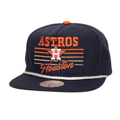 MLB Houston Astros Mitchell & Ness  Radiant Lines Deadstock Snapback Hat