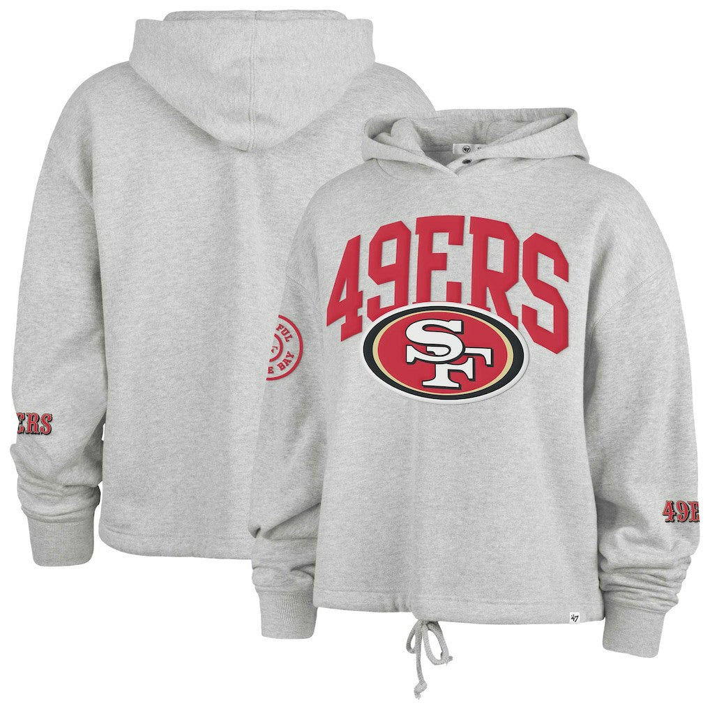 '47 Women's High Hopes Long Sleeve Cropped Hoodie - San Francisco 49ers