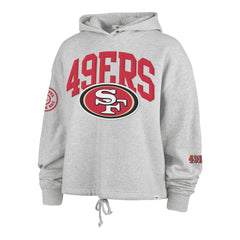 '47 Women's High Hopes Long Sleeve Cropped Hoodie - San Francisco 49ers