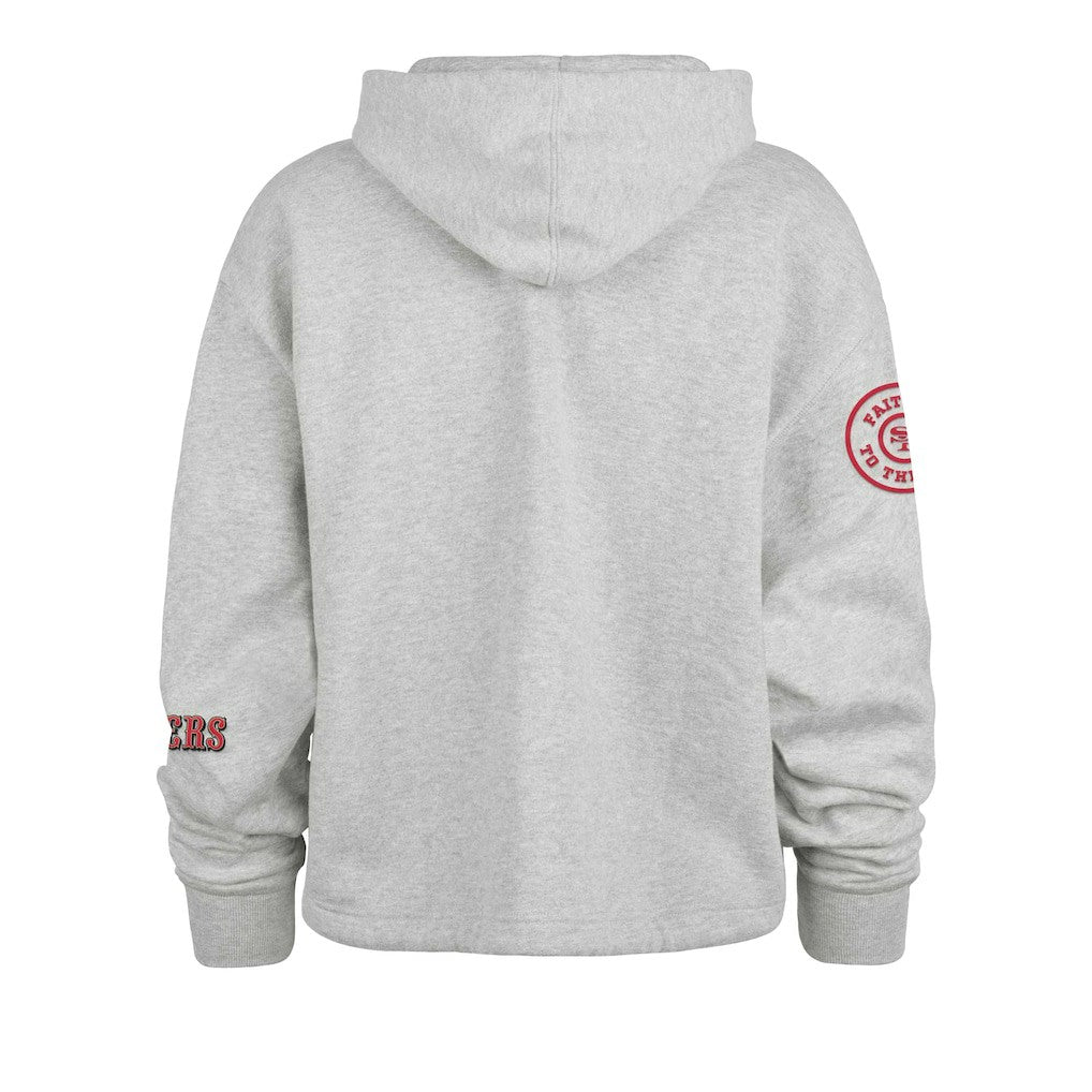 '47 Women's High Hopes Long Sleeve Cropped Hoodie - San Francisco 49ers
