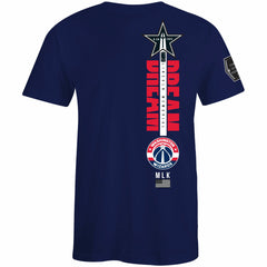 NBA Washington Wizards FISLL x Black History Collection Unisex T-Shirt - Navy shop