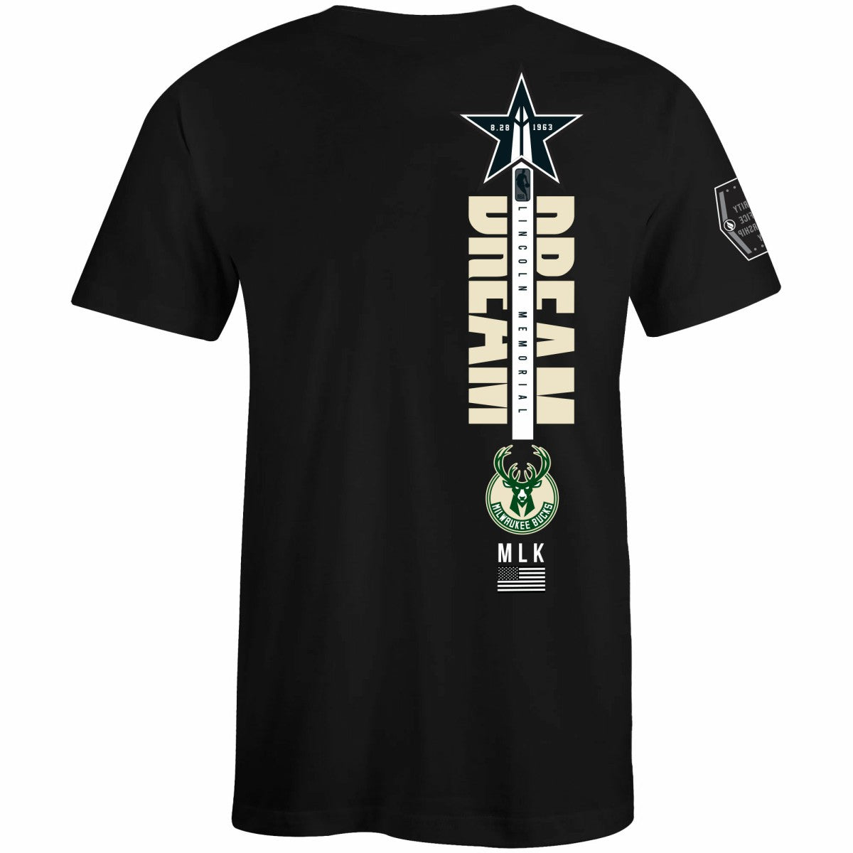 NBA Milwaukee Bucks FISLL x Black History Collection Unisex T-Shirt - Green discount