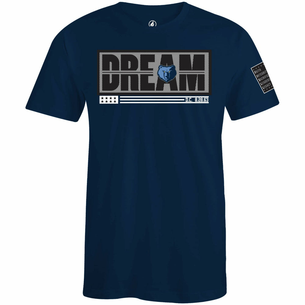NBA Memphis Grizzlies FISLL x Black History Collection Unisex T-Shirt - Navy online