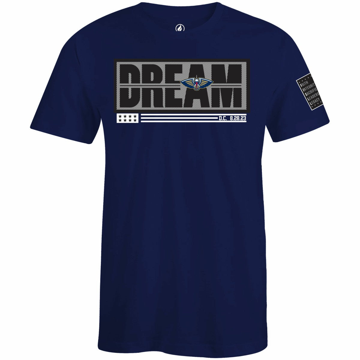 NBA New Orleans Pelicans FISLL x Black History Collection Unisex T-Shirt - Navy shop