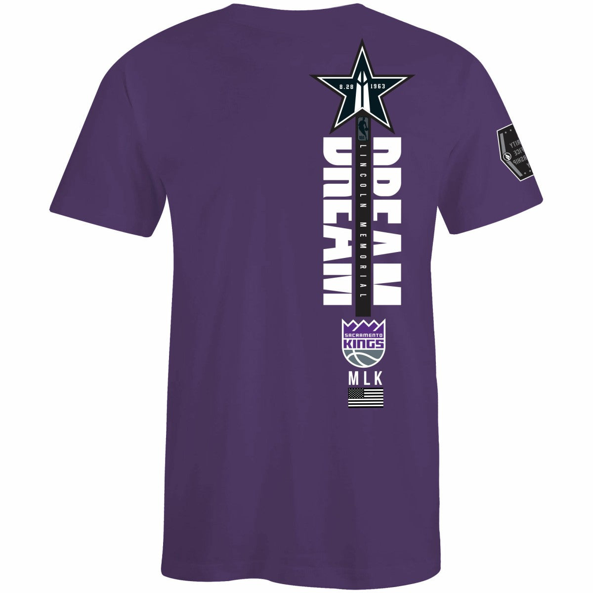 NBA Sacramento Kings FISLL x Black History Collection Unisex T-Shirt - Purple sale