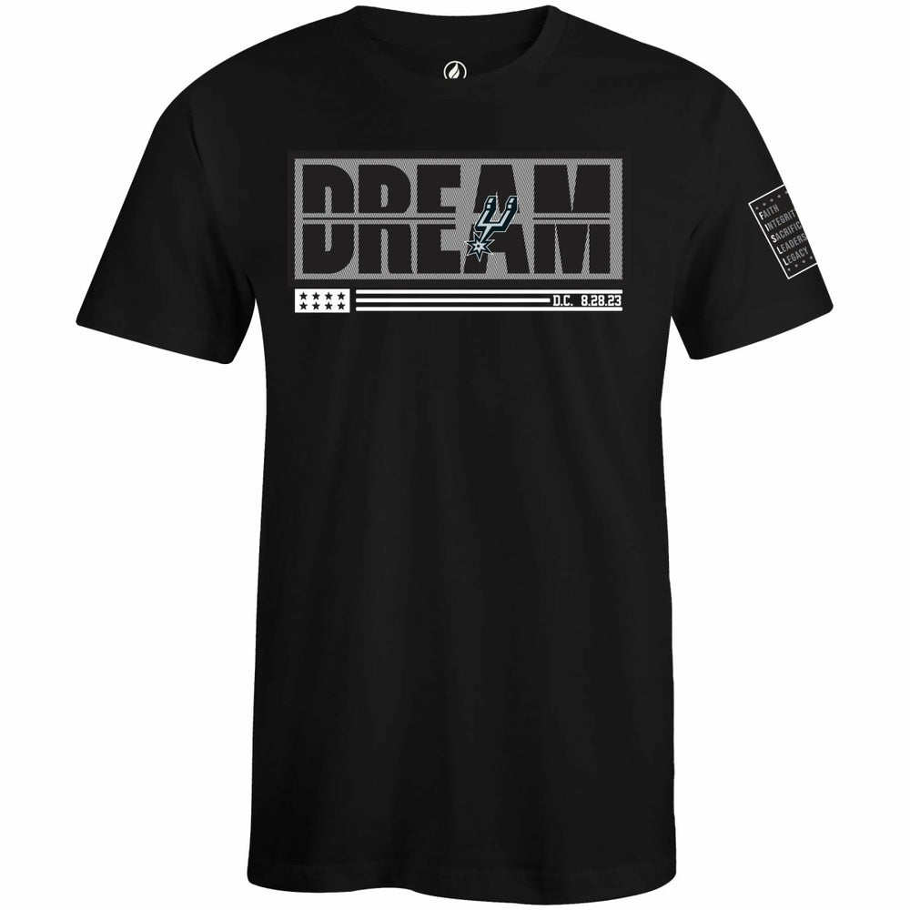 NBA San Antonio Spurs FISLL x Black History Collection Unisex T-Shirt - Black discount
