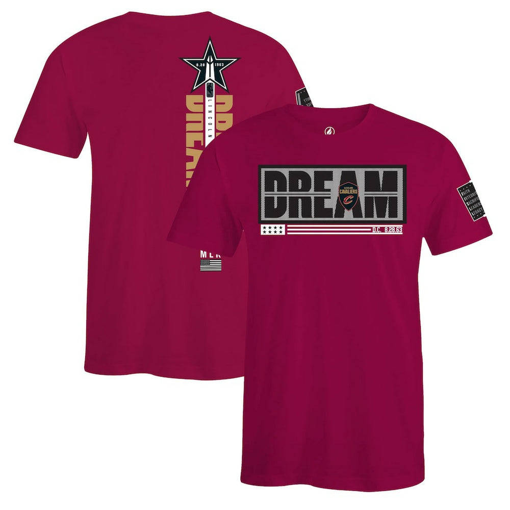 NBA Cleveland Cavaliers FISLL x Black History Collection Unisex T-Shirt - Wine discount