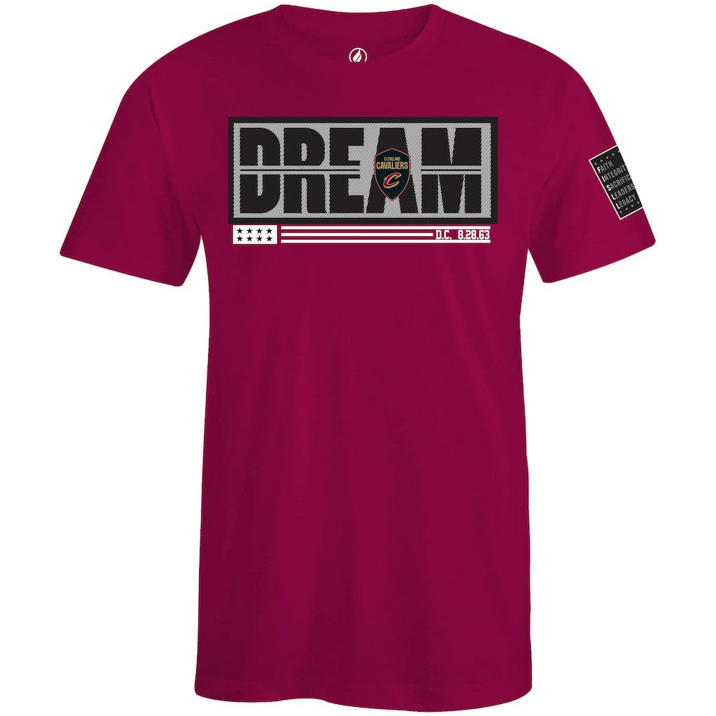 NBA Cleveland Cavaliers FISLL x Black History Collection Unisex T-Shirt - Wine discount