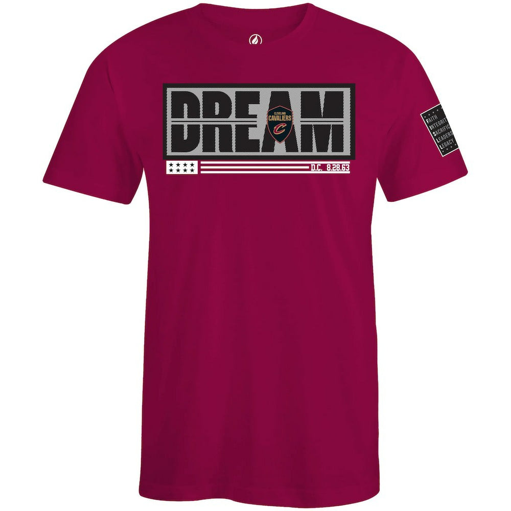 NBA Cleveland Cavaliers FISLL x Black History Collection Unisex T-Shirt - Wine discount