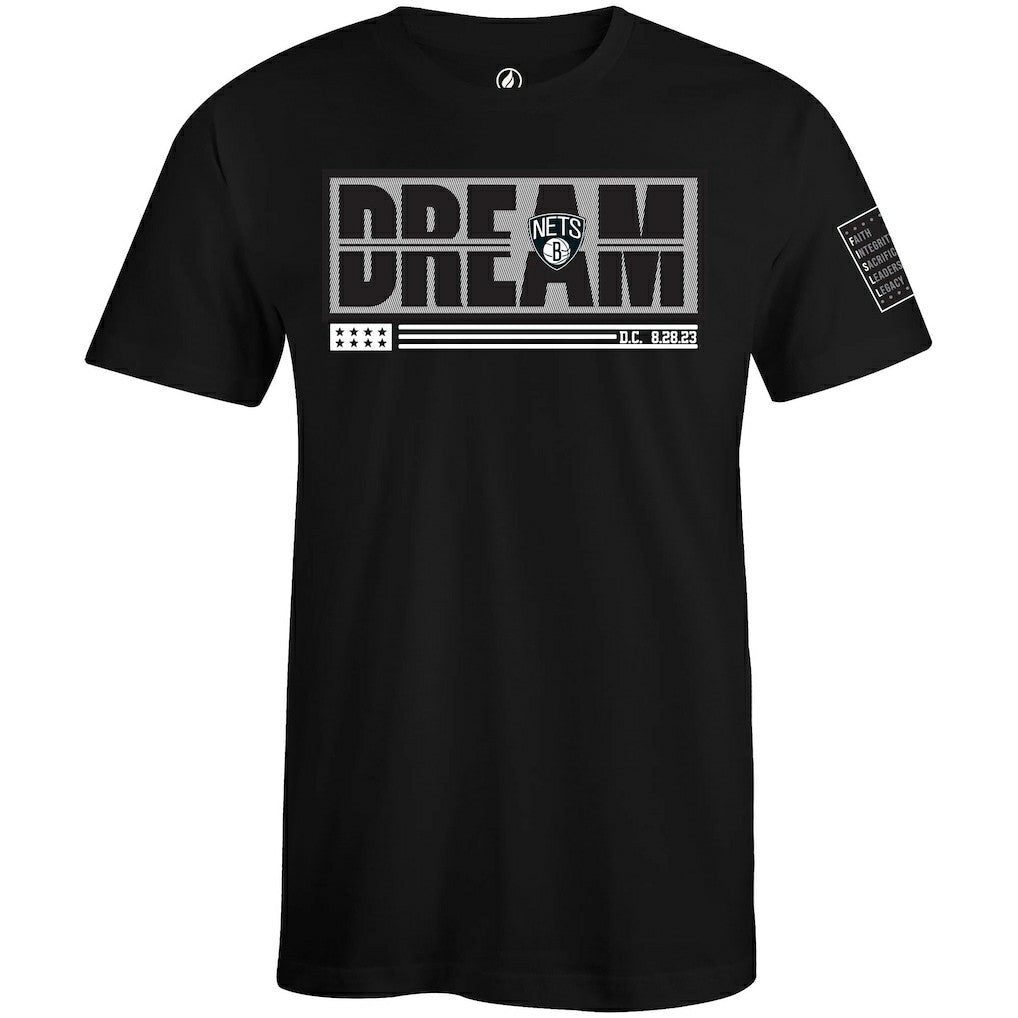 NBA Brooklyn Nets FISLL x Black History Collection Unisex T-Shirt - Black outlet