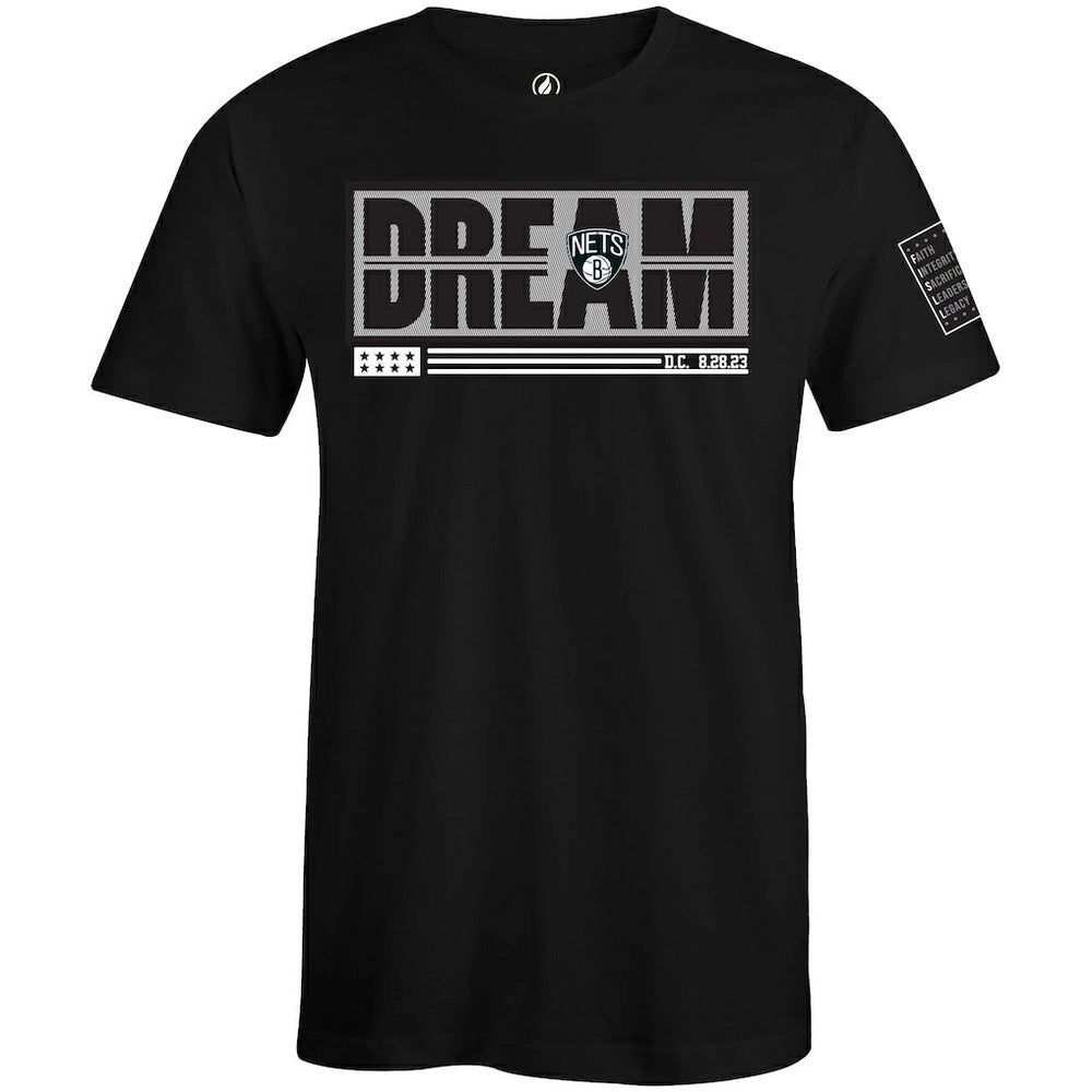 NBA Brooklyn Nets FISLL x Black History Collection Unisex T-Shirt - Black outlet