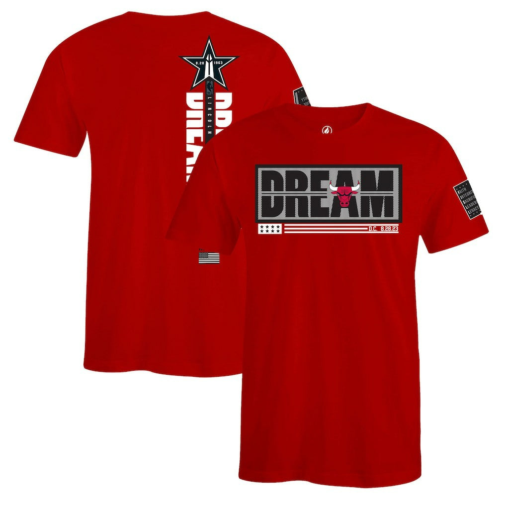 NBA Chicago Bulls FISLL x Black History Collection Unisex T-Shirt - Red outlet