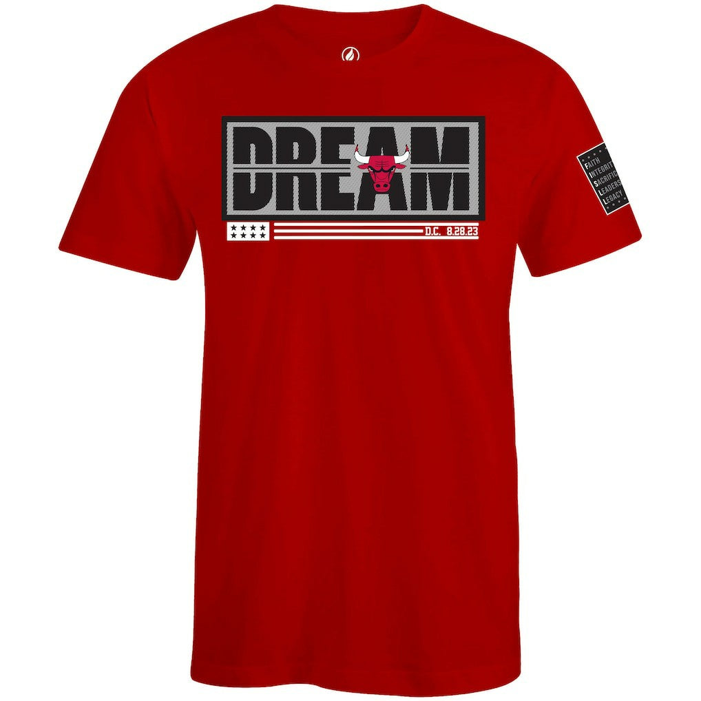 NBA Chicago Bulls FISLL x Black History Collection Unisex T-Shirt - Red outlet
