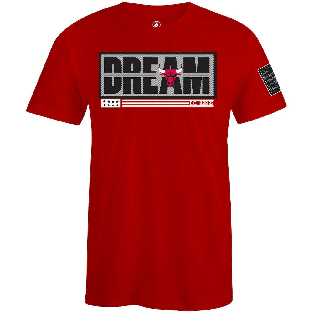 NBA Chicago Bulls FISLL x Black History Collection Unisex T-Shirt - Red outlet