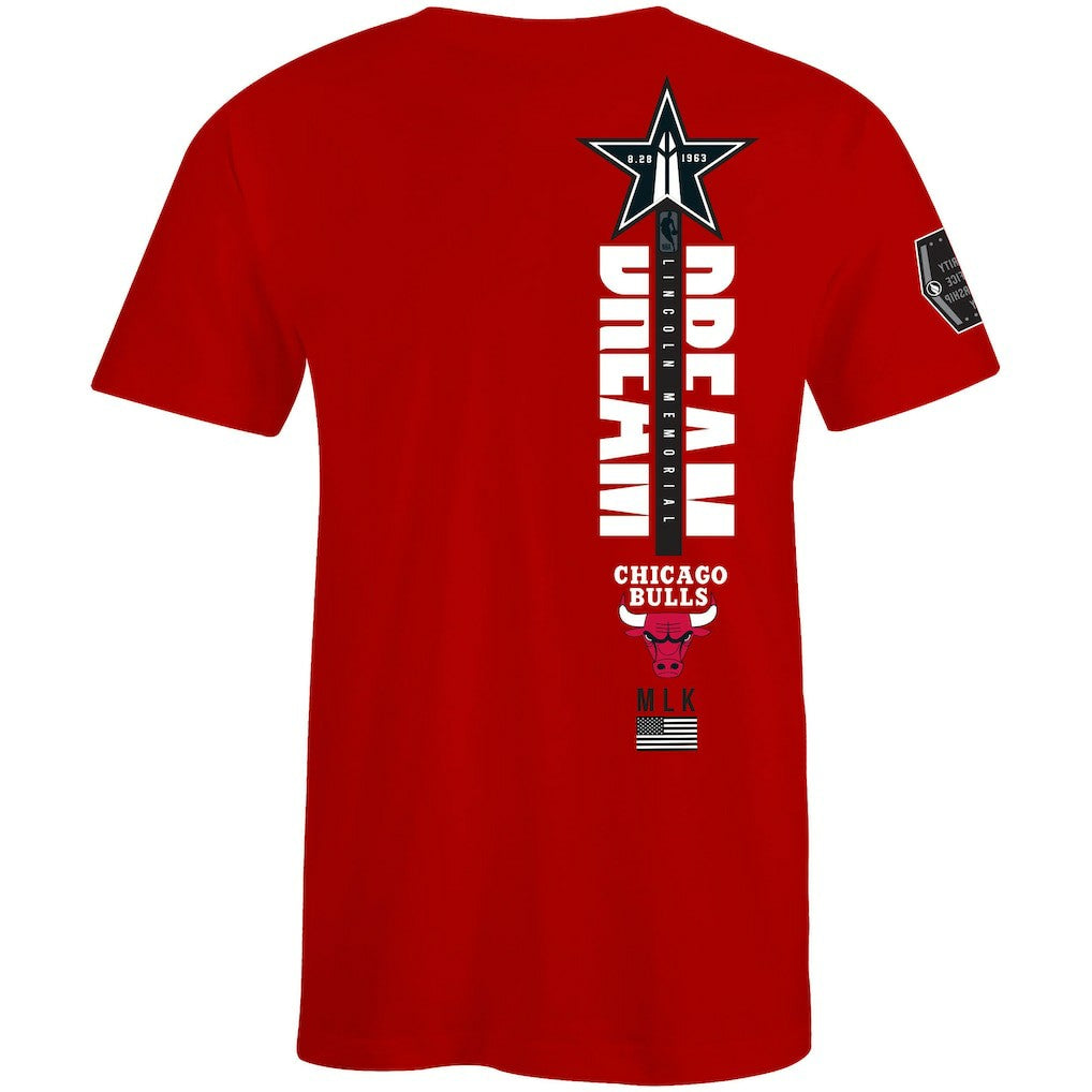 NBA Chicago Bulls FISLL x Black History Collection Unisex T-Shirt - Red outlet