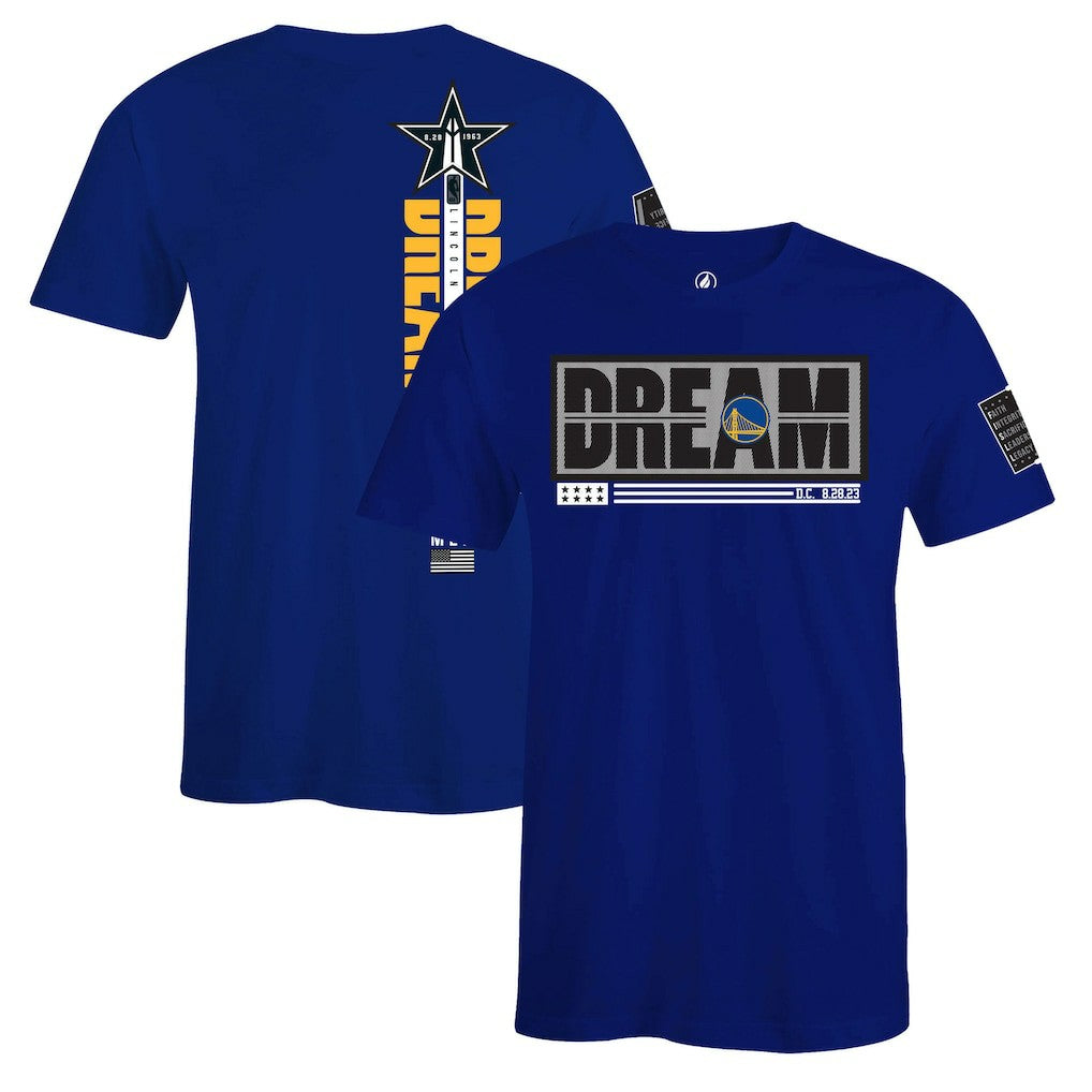 NBA Golden State Warriors FISLL x Black History Collection Unisex T-Shirt - Royal shop