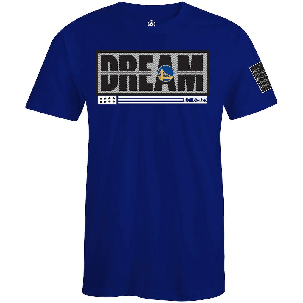 NBA Golden State Warriors FISLL x Black History Collection Unisex T-Shirt - Royal shop