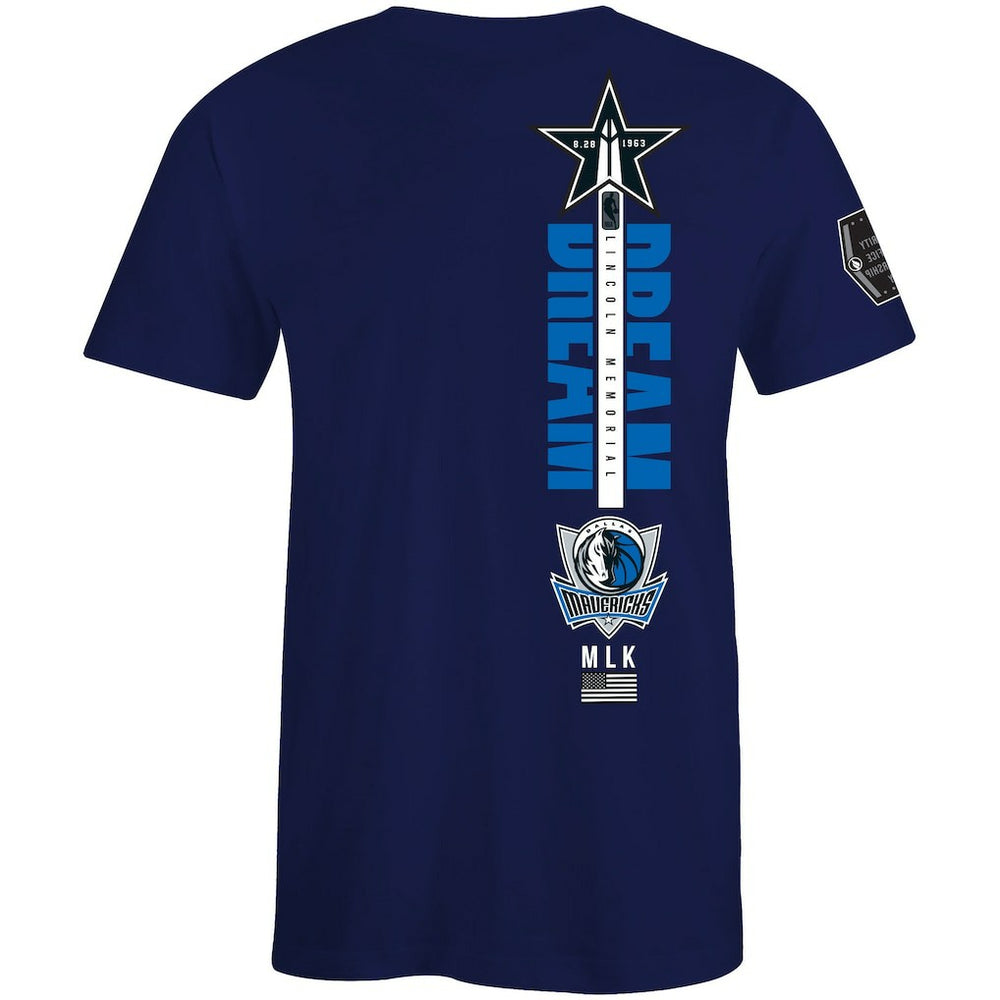 NBA Dallas Mavericks FISLL x Black History Collection Unisex T-Shirt - Royal on sale