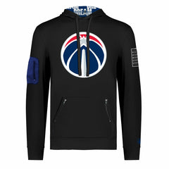NBA Washington Wizards FISLL x Black History Collection Unisex Pullover Hoodie - Black for sale