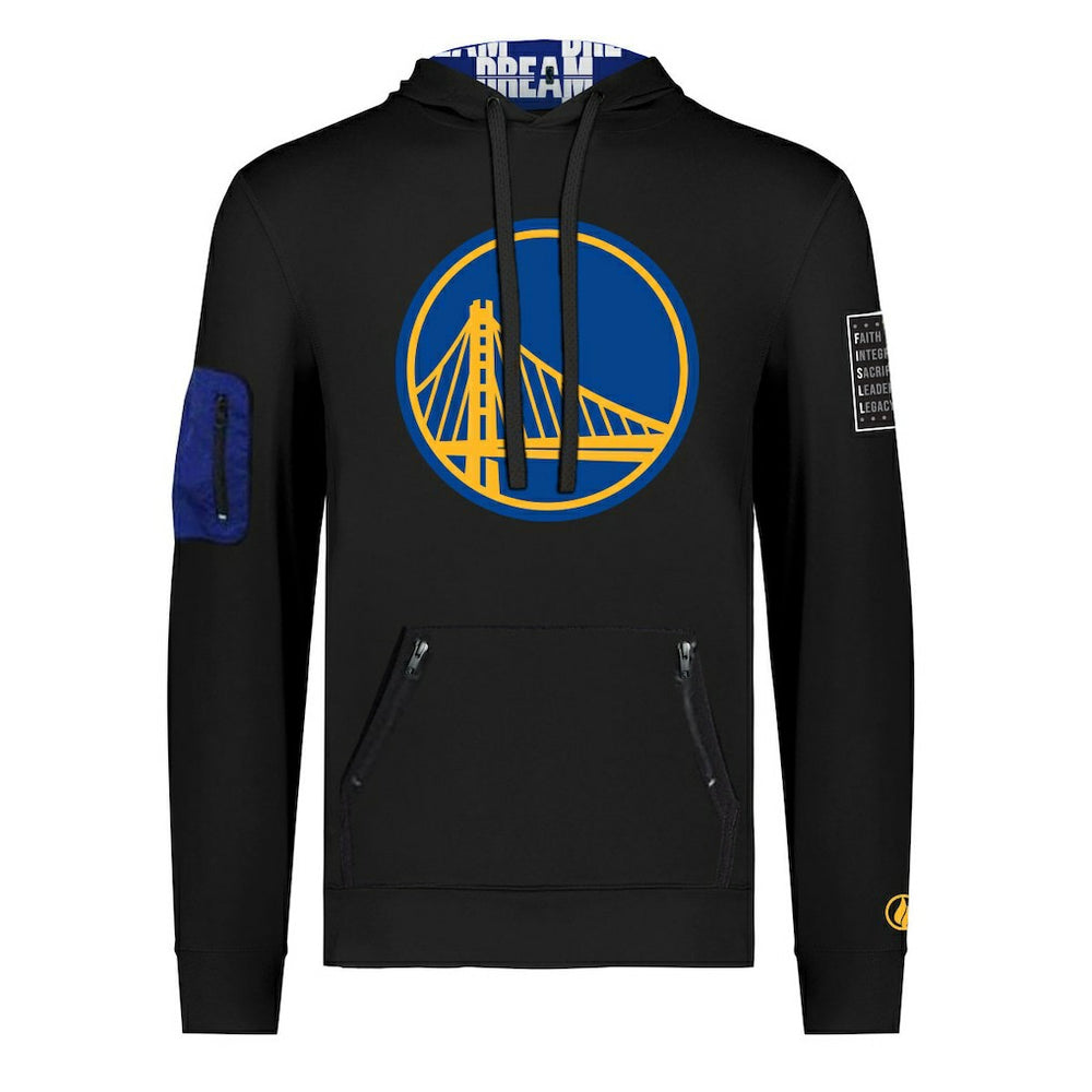 NBA Golden State Warriors FISLL x Black History Collection Unisex Pullover Hoodie - Black on sale