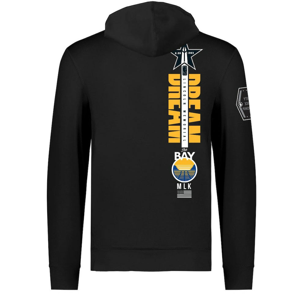 NBA Golden State Warriors FISLL x Black History Collection Unisex Pullover Hoodie - Black on sale