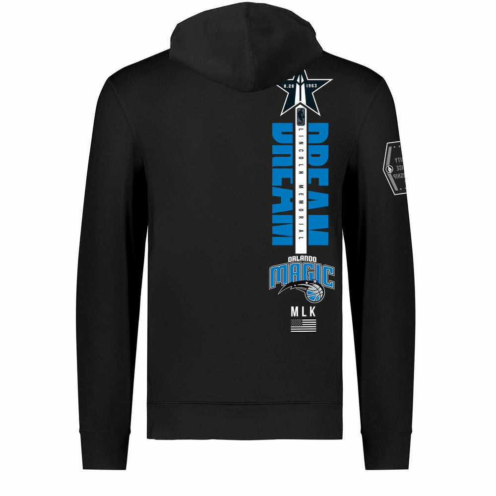 NBA Orlando Magic FISLL x Black History Collection Unisex Pullover Hoodie - Black shop