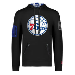 NBA Philadelphia 76ers FISLL x Black History Collection Unisex Pullover Hoodie - Black outlet
