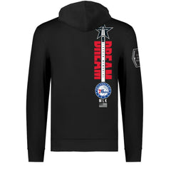 NBA Philadelphia 76ers FISLL x Black History Collection Unisex Pullover Hoodie - Black outlet
