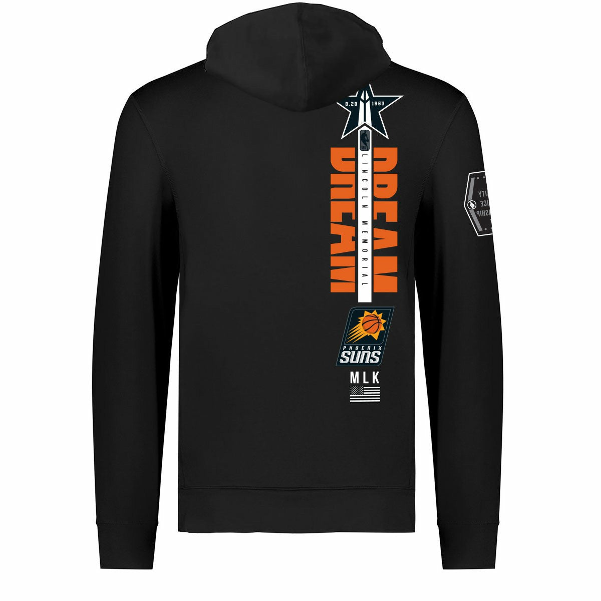 NBA Phoenix Suns FISLL x Black History Collection Unisex Pullover Hoodie - Black cheap