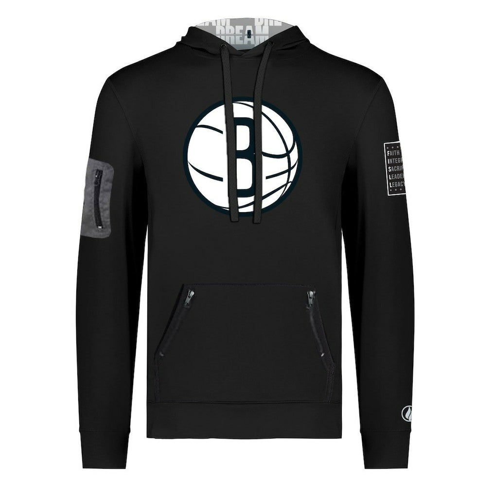 NBA Brooklyn Nets FISLL x Black History Collection Unisex Pullover Hoodie - Black outlet