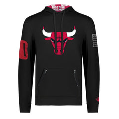 NBA Chicago Bulls FISLL x Black History Collection Unisex Pullover Hoodie - Black shop