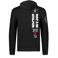 NBA Chicago Bulls FISLL x Black History Collection Unisex Pullover Hoodie - Black shop
