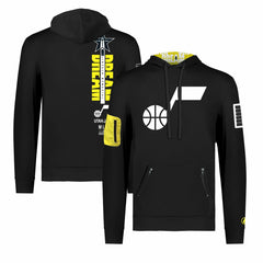 NBA Utah Jazz FISLL x Black History Collection Unisex Pullover Hoodie - Black for sale