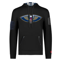 NBA New Orleans Pelicans FISLL x Black History Collection Unisex Pullover Hoodie - Black for sale