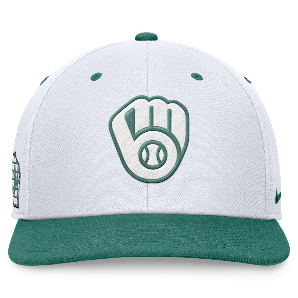 MLB Milwaukee Brewers Nike Bicoastal Two-Tone Pro Performance Snapback Hat