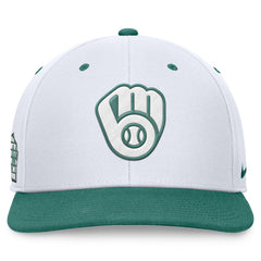 MLB Milwaukee Brewers Nike Bicoastal Two-Tone Pro Performance Snapback Hat