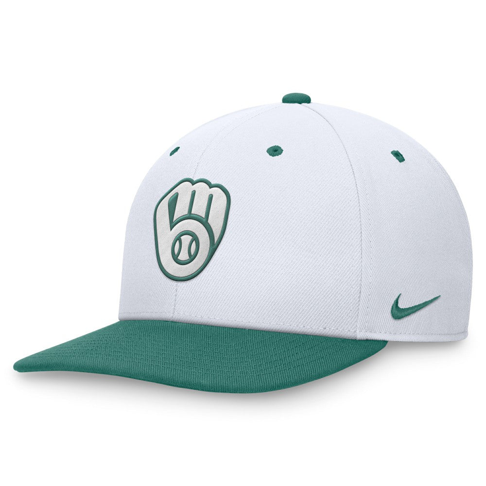 MLB Milwaukee Brewers Nike Bicoastal Two-Tone Pro Performance Snapback Hat