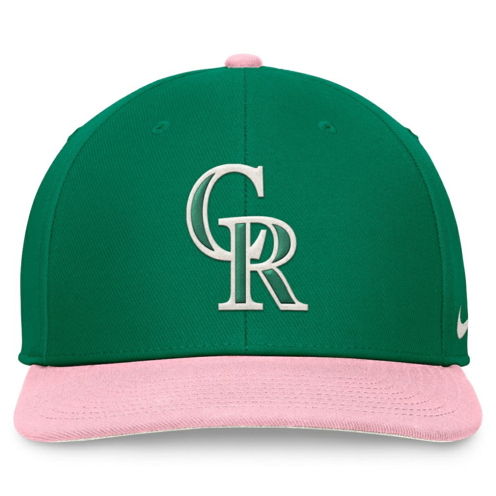 MLB Colorado Rockies Nike Malachite Pro Performance Snapback Hat