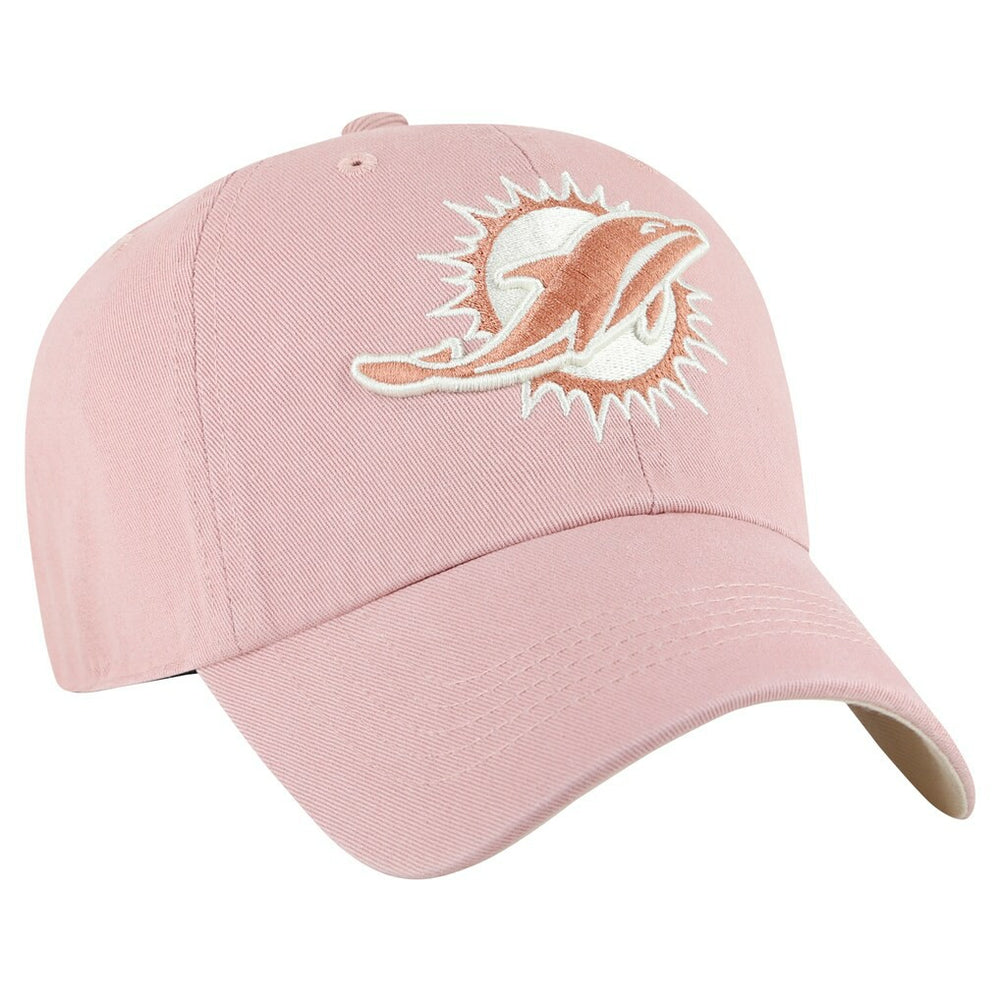 '47 Women's Ballpark Cheer Dusty Rose Clean Up Adjustable Hat - Miami Dolphins