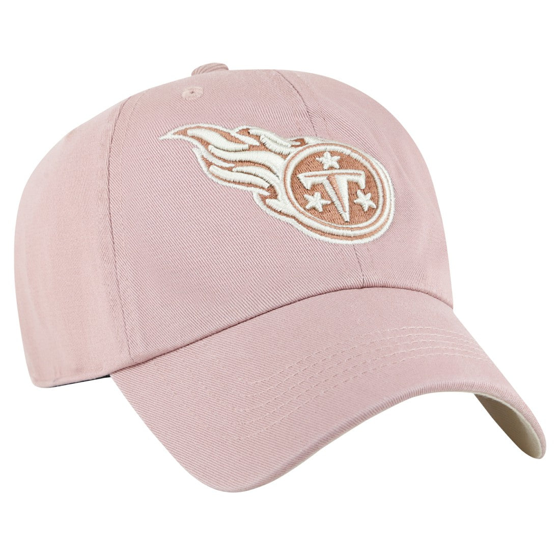 '47 Women's Ballpark Cheer Dusty Rose Clean Up Adjustable Hat - Tennessee Titans
