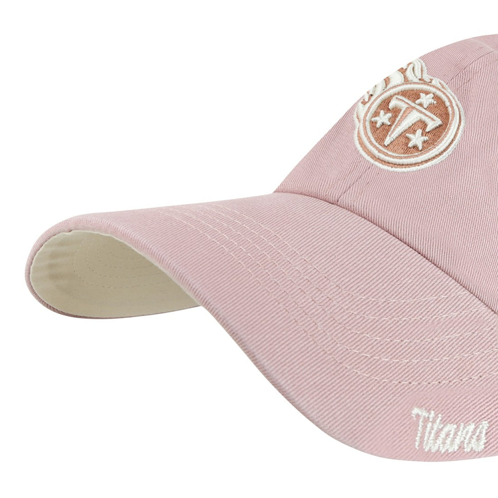 '47 Women's Ballpark Cheer Dusty Rose Clean Up Adjustable Hat - Tennessee Titans