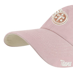 '47 Women's Ballpark Cheer Dusty Rose Clean Up Adjustable Hat - Tennessee Titans