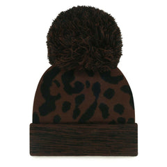 '47 Women's Cacao Cuffed Knit Hat with Pom - Jacksonville Jaguars
