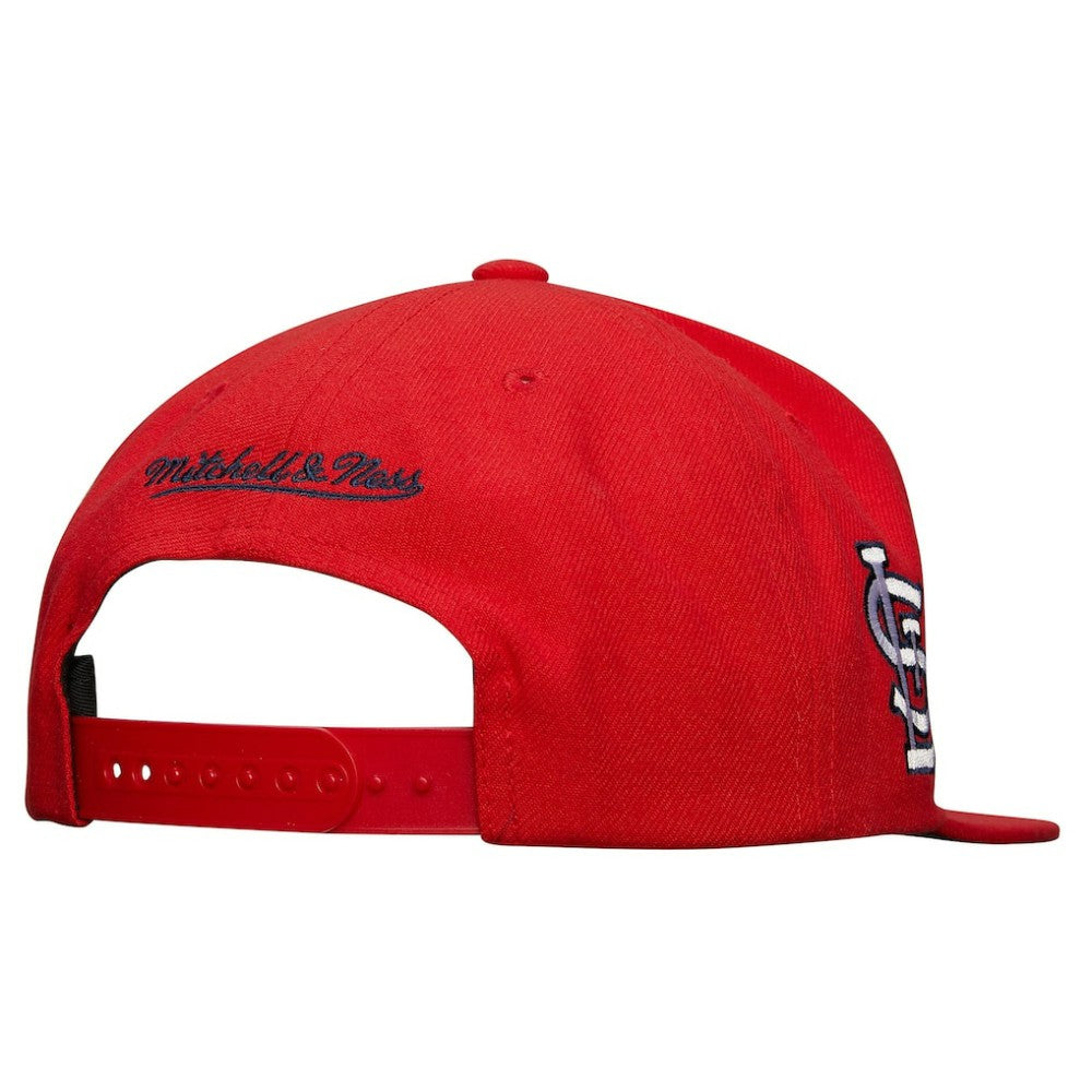 MLB St. Louis Cardinals Mitchell & Ness Team Tagged Snapback Hat