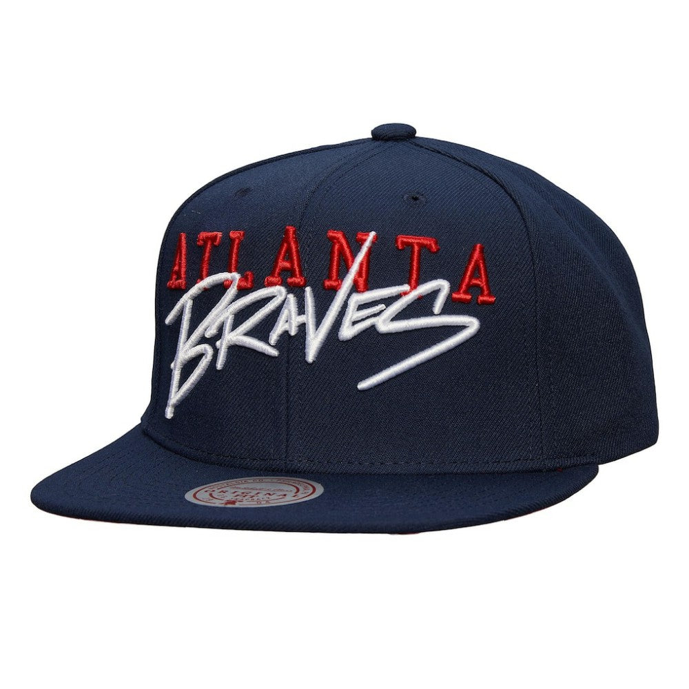MLB Atlanta Braves Mitchell & Ness Team Tagged Snapback Hat