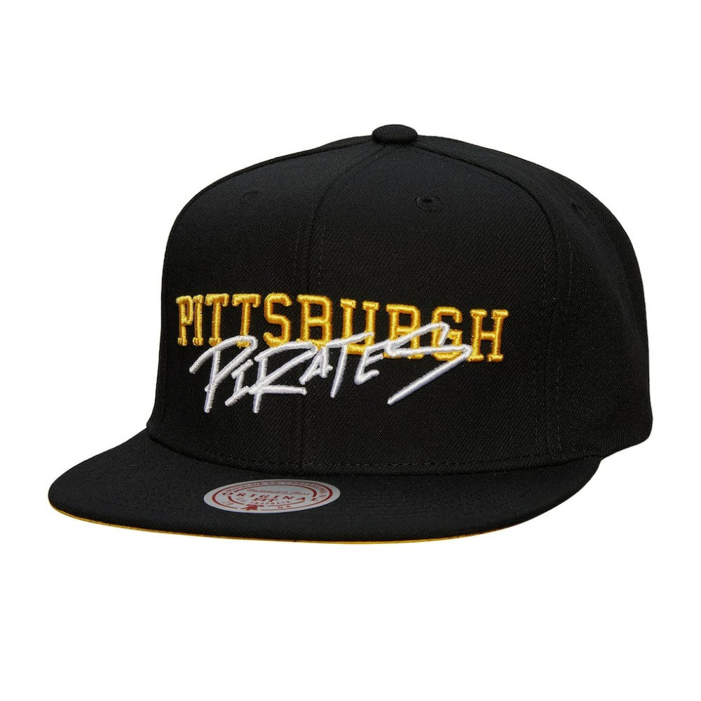 MLB Pittsburgh Pirates Mitchell & Ness Team Tagged Snapback Hat